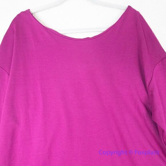 New! Eloquii Knotted Back Easy Long Sleeve‎ Dress. size 22/24 - Picture 3 of 14